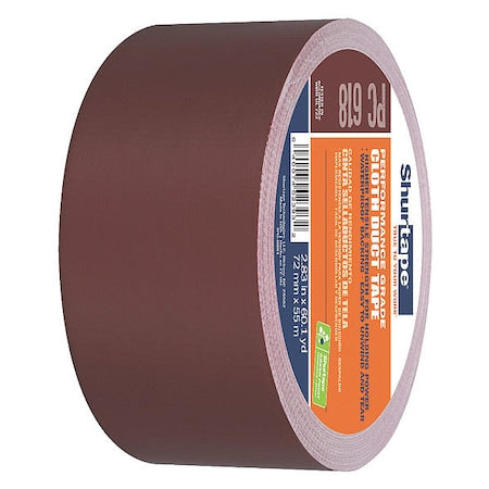 Duct Tape, Red, 60-1/8 yd L, 2-7/8 in W