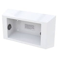 16-5/8" L Paper Towel Dispenser, SS White