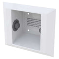 Toilet Paper Holder, White, SS, 9-1/16" L