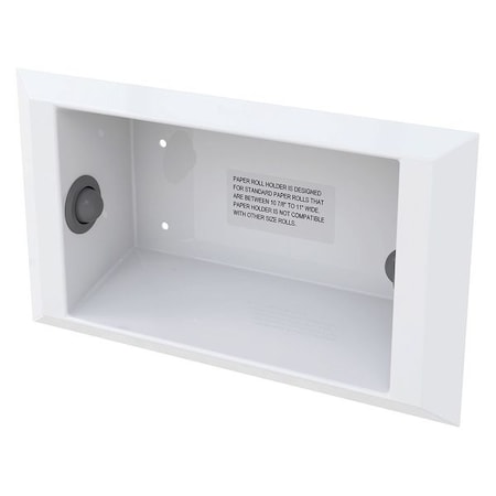 15-9/16"L Paper Towel Dispenser, SS White