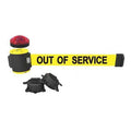 Belt Barrier,Yellow/Black Stripe Belt