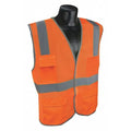 High Visibility Vest, Orange/Red, 4XL/5XL
