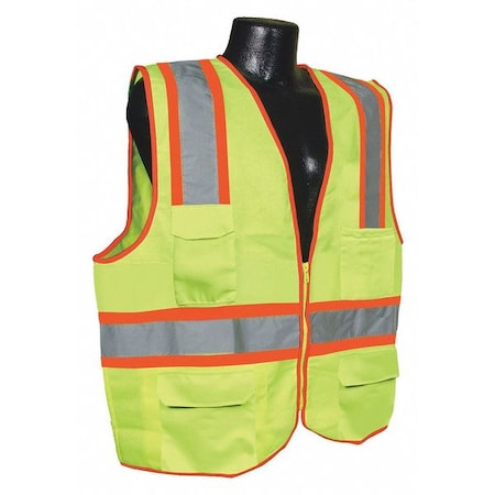 High Visibility Vest, Yellow/Green, 5XL