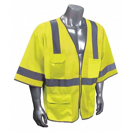 High Visibility Vest, Yellow/Green, 4XL