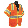 High Visibility Vest, Orange/Red, XL
