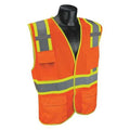 High Visibility Vest, Orange/Red, 2XL/3XL