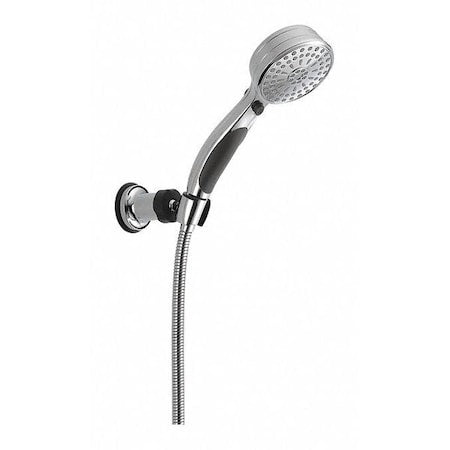 Faucet, 9-Setting Adjustable Hand Shower, Chrome, Wall