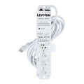 Outlet Strip, Medical Grade, 4 5-20R, 5-20P, 15 ft., White