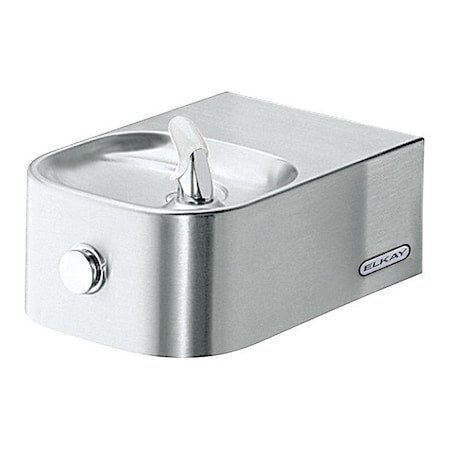 On-Wall Single Drinking Fountain, 1 Level, 18 3/4 in D, 6 1/2 in H, 12 1/8 in W