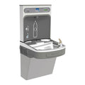Drinking Fountain with Bottle Filler On-Wall Mount, 1 Levels, 1-1/2", Gray, Indoor