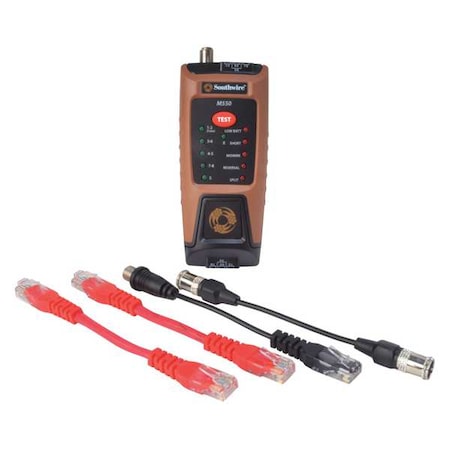 Cable Tester, RJ45/Coax Connector Type