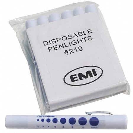 GenPurp Penlight, Plastic, White, 49lm, PK6