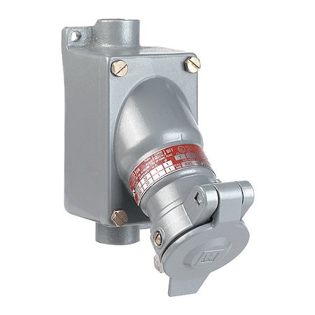 3W 2P 20A Hazardous Pin & Sleeve Receptacle 120VAC