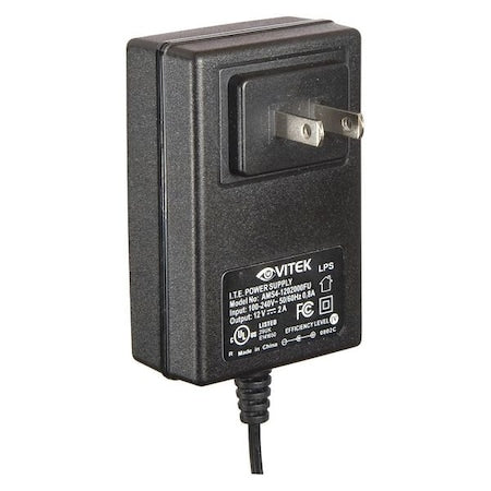 Power Supply, Output 12VDC, VA Rating 24