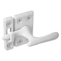 Diecast with White Finish, Casement Window Sash Lock (Single Pack)