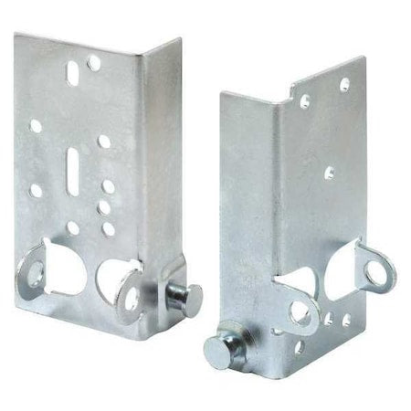 Bottom Lifting Brackets, Fits 7/16 in. Diameter Garage Door Roller Stems (1 Set),PR