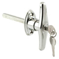 T-Locking Handle, Keyed Alike, 5/16 in. Square Shaft, Chrome (2 Pack)
