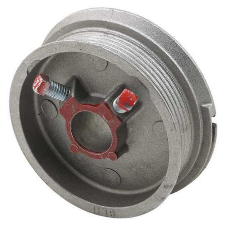 Diecast, Red Painted Left Hand Torsion Spring Cable Drum (Single Pack)