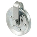 3 in. Diameter, Case-Hardened Steel, Pulley with Straps and Axle Bolts (2 Pack)