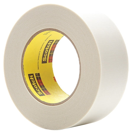 Cloth Tape, White, 60 yd L, 2 in W, PK24