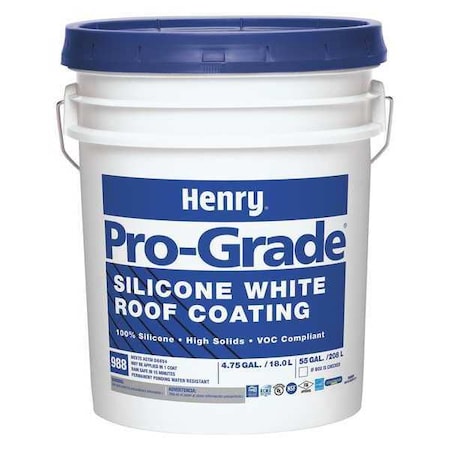 Protective Roof Coating, 5 gal, Pail, Pigmented