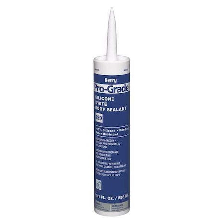 Roofing Sealant, 10.1 oz, Cartridge, White