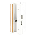 Low Profile/Low Base White Aluminum Latch Handle (Single Pack)