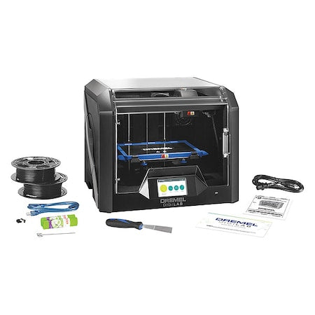 Desktop 3D Printer, 16" W, 120V, 50/60 Hz