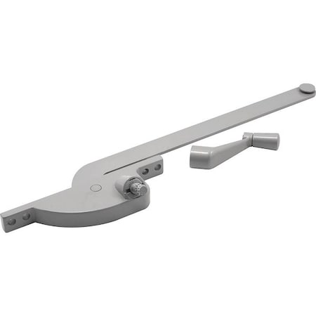 9 in. Aluminum Diecast, Casement Operator, Left Hand, Teardrop Type (Single Pack)