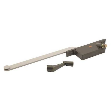 Steel Casement Operator, 9 in. Arm, Square Housing, Bronze, Right Hand (Single Pack)
