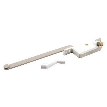 Steel Casement Operator, 9 in. Arm, Square Housing, White, Right Hand (Single Pack)
