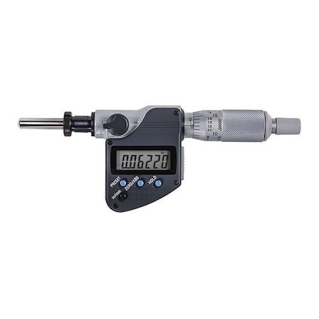Digital Micrometer Head, Steel, IP65