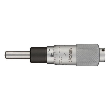 Micrometer Head, 0 to 1/2" Range, Steel