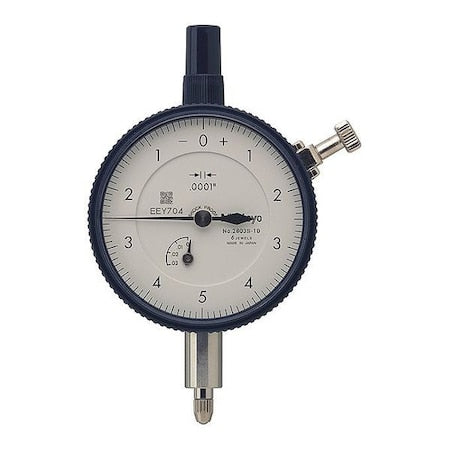 Dial Indicator, 0 to 0.025" Range, White
