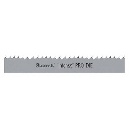 Band Saw Blade, 12 ft. 5 in L, 1/4" W, 10/14 TPI, Bi-Metal, 0.025" Thick
