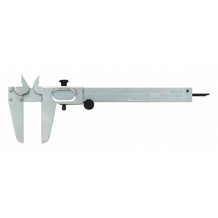 Vernier Caliper,Steel,2-9/16"" Jaw D