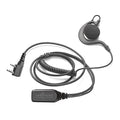 Light Duty Speaker Earhook Clip-On, Black