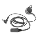 Light Duty Speaker Earhook Clip-On, Black