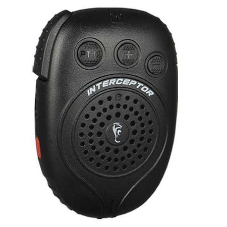 Interceptor Speaker Microphone, Black
