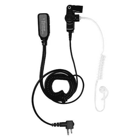 Long Tube Lapel Microphone, Black