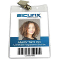 Badge Holder, Pouch, 4 1/8 inH, PK50