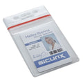 ID Badge Holder, Vertical, PK50