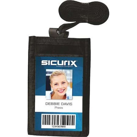Badge Holder, Pouch, 9 inH, PK12