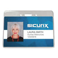 ID Badge Holder, Horizontal, PK50