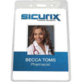 Government Badge Holder, 2 1/2 inH, PK50