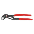 10 in V-Jaw Water Pump Plier Serrated, Plastic Grip