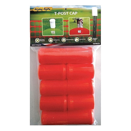 Post Cap, Orange, 2" dia., PK10