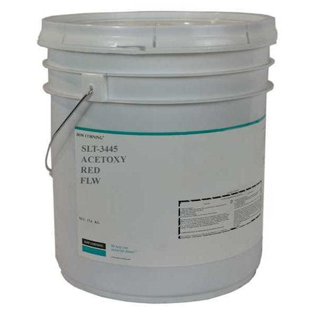 Sealant, 25 kg, Pail, Red, Silicone Base, SLT-3445
