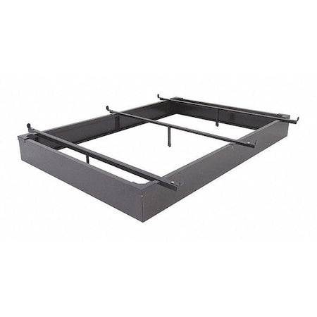 Bed Base,Steel,10"" H,72"" L,38"" W,Twin