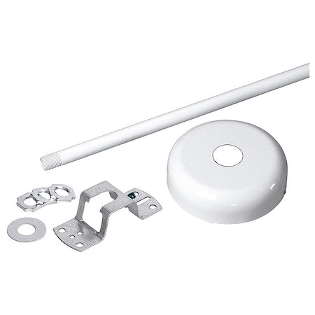 Swivel Stem, White, 18 in H, 18 in L